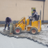 Waterdoorlatende betonstraatstenen.