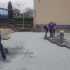 Waterdoorlatende betonstraatstenen.